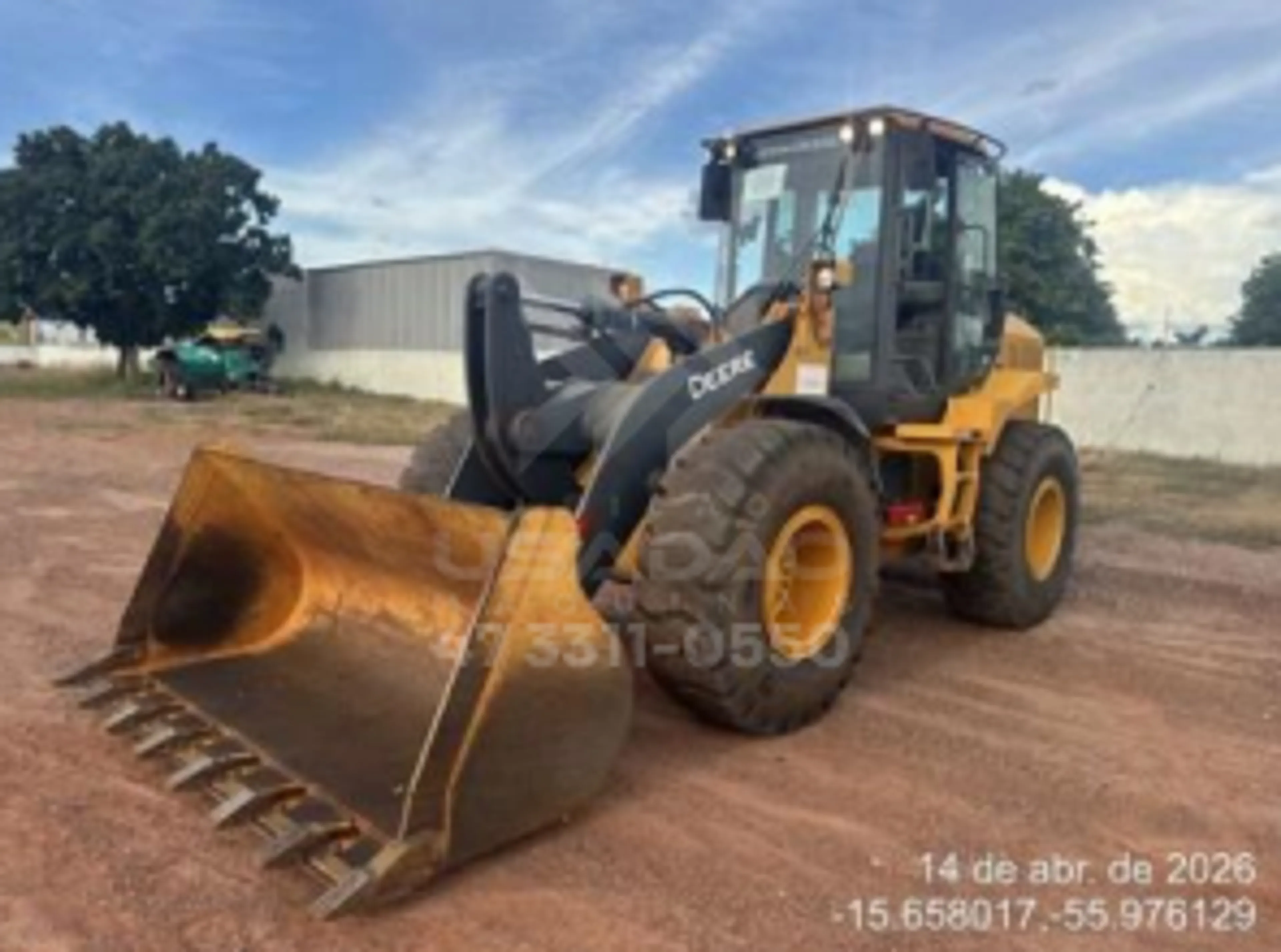 PÁ CARREGADEIRA JOHN DEERE 524K ANO 2022 LOTE 109643